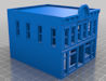 Download the .stl file and 3D Print your own Bank Building N scale model for your model train set from www.krafttrains.com.
